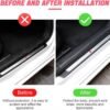 GearZ21 High Gloss Black Carbon Fiber Bumper Protector Tape – Anti-Scratch Paint Protection Film, 2 Inches x 5 Meters (White) - Image 2