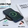 A UNIPAD 200 Wireless Charger, 15W Qi Fast Wireless Charging Pad [Type-C to C Cable] Compatible with All Wireless Compatible Smartphones & Earbuds-Black - Image 2